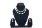 Handcrafted Double-Layer Green Necklace | Elegant Ethnic Fusion
