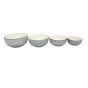 Khurja Pottery Decorative Soup Bowl – Gray & White | Handcrafted Home Décor Item