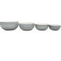 Khurja Pottery Decorative Soup Bowl – Gray & White | Handcrafted Home Décor Item