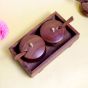 Handcrafted Wooden Masala Container Set of 2 with Tray – Spice Box for Kitchen & Dining